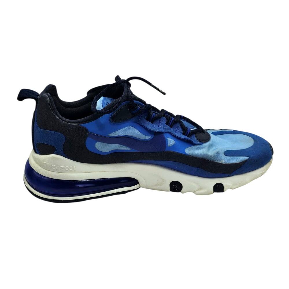 Nike Triple Blue Air Max 270 React Casual Sneakers - Picture 3 of 12